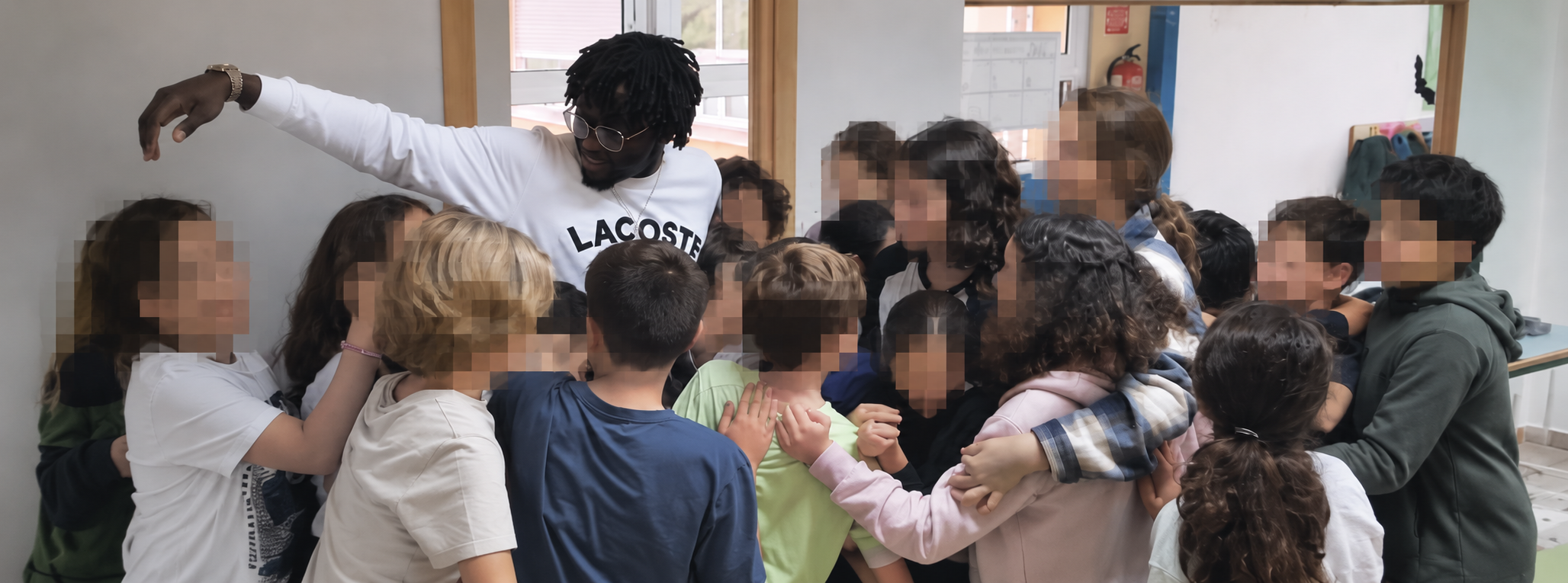 Falu durante una actividad educativa